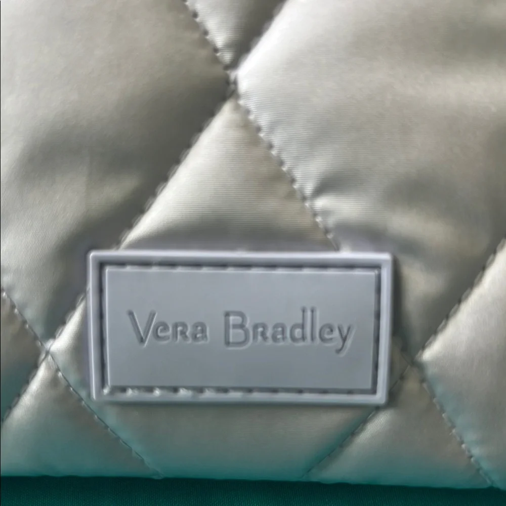 Vera Bradley Silver Quilted Tote Bag - Picture 6 of 6